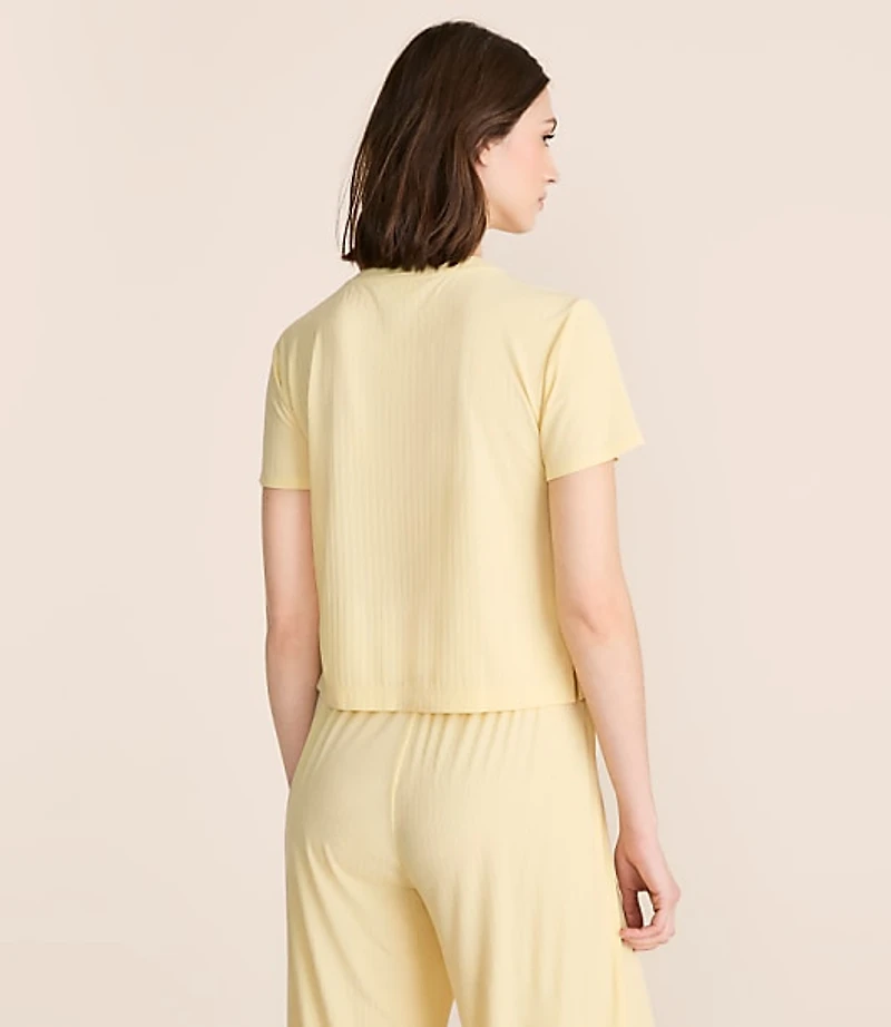 Lou & Grey Ribbed Modal Pajama Tee