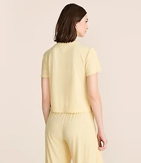 Lou & Grey Ribbed Modal Pajama Tee