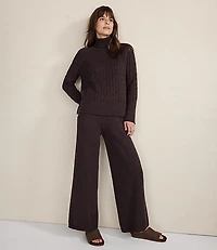 Haven Well Within Organic Cotton Blend Pintuck Wide Leg Pants