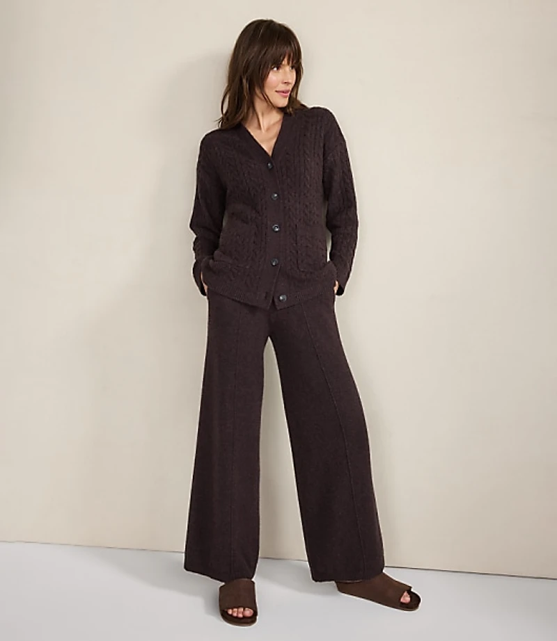 Haven Well Within Organic Cotton Blend Gradient Cable Cardigan