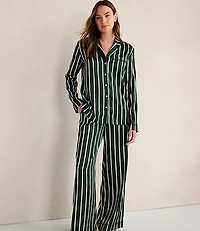 Haven Well Within Washable Silk Pinstripe Pajama Pants