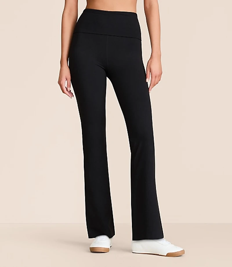 Petite Lou & Grey Brushedsoft Foldover Flare Pants
