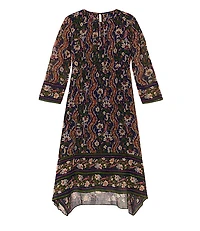 Rebecca Taylor Isha Long Sleeve Dress