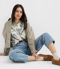Floral Refined Wedge Sweater Tee