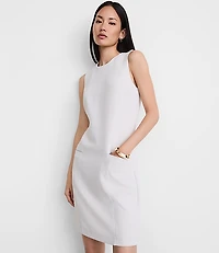 LOFT Versa Crepe Drape Mini Pocket Dress
