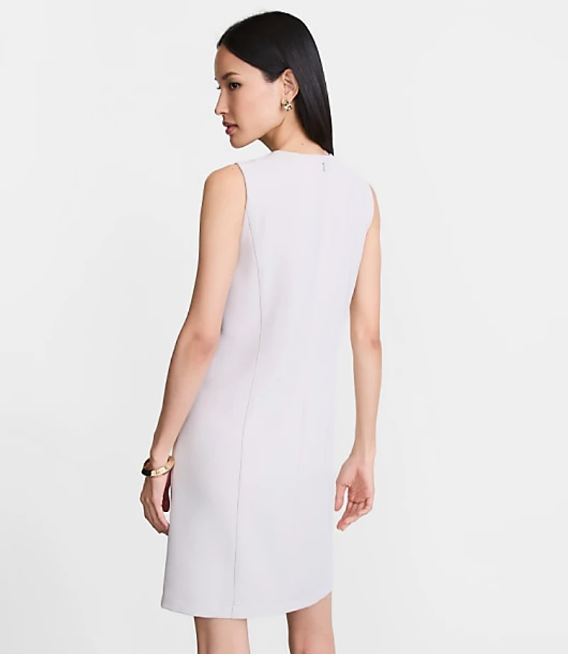 LOFT Versa Crepe Drape Mini Pocket Dress
