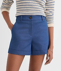 Cuffed Shorts Refined Denim