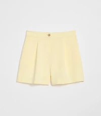 Petite LOFT Versa Crepe Drape Shorts
