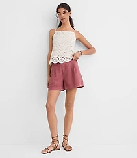 Petite Circle Crochet Cami