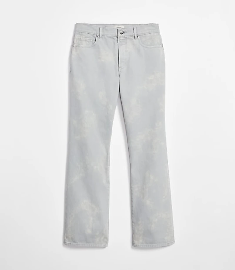 Rivete Petite Curvy Mid Rise Relaxed Straight Jeans Cloud Wash