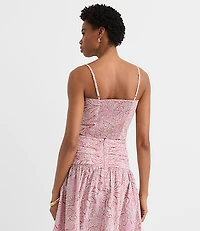 Petite Floral Poplin Twist Cami