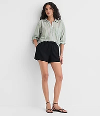 Striped Everyday Oversized Pocket Shirt