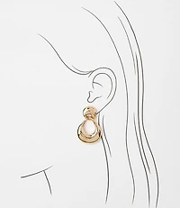 Molded Chunky Hoop Earrings