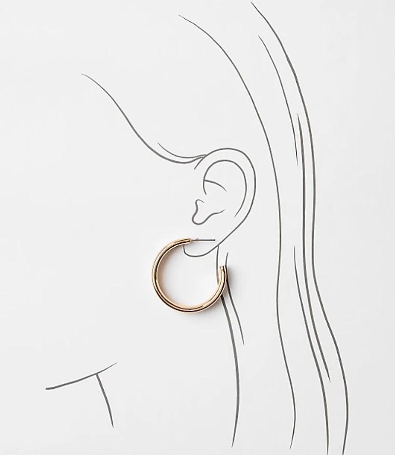 Sculpted Hoop Earrings