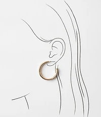 Sculpted Hoop Earrings