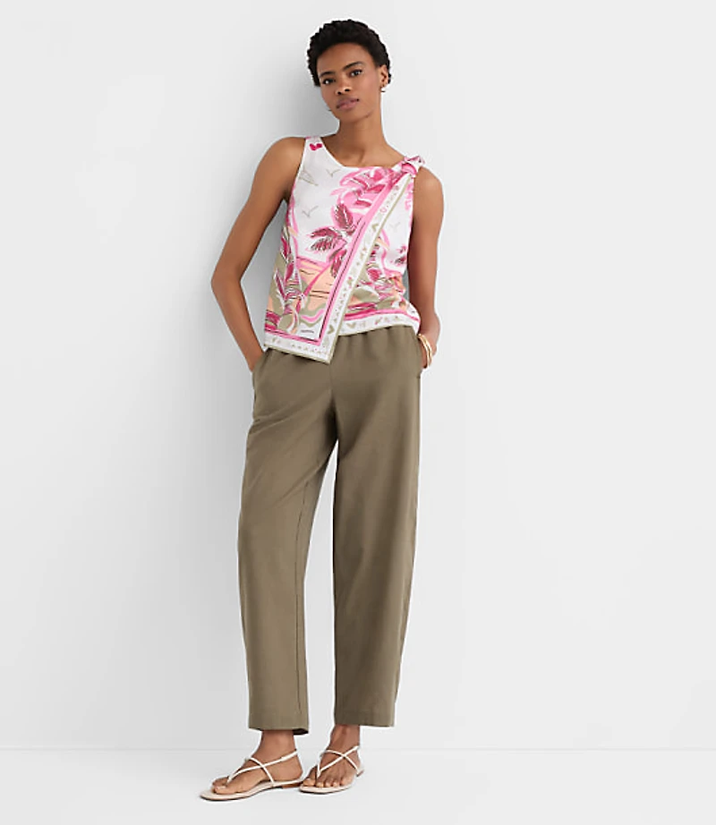 Palm Shoulder Tie Top
