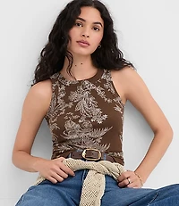 Petite Floral Toile Perfect Tank