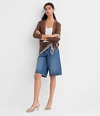 Petite Modern V-Neck Cardigan
