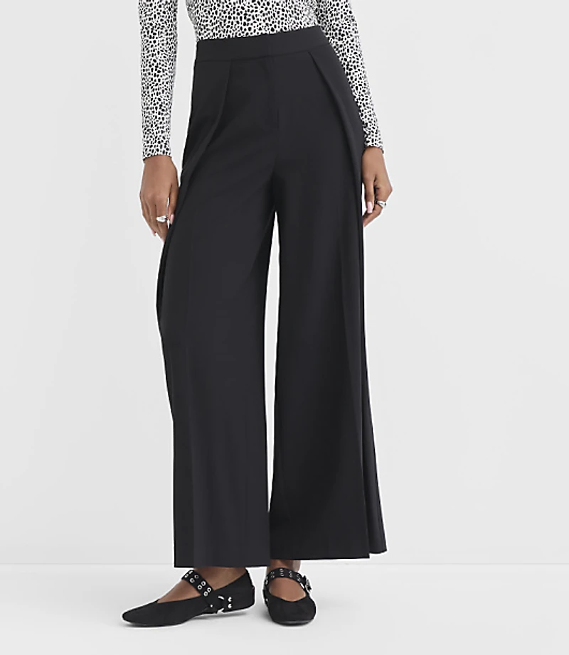 Foldover Wide Leg Pants
