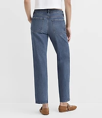 Rivete Low Rise Straight Jeans Medium Original Enzyme Wash