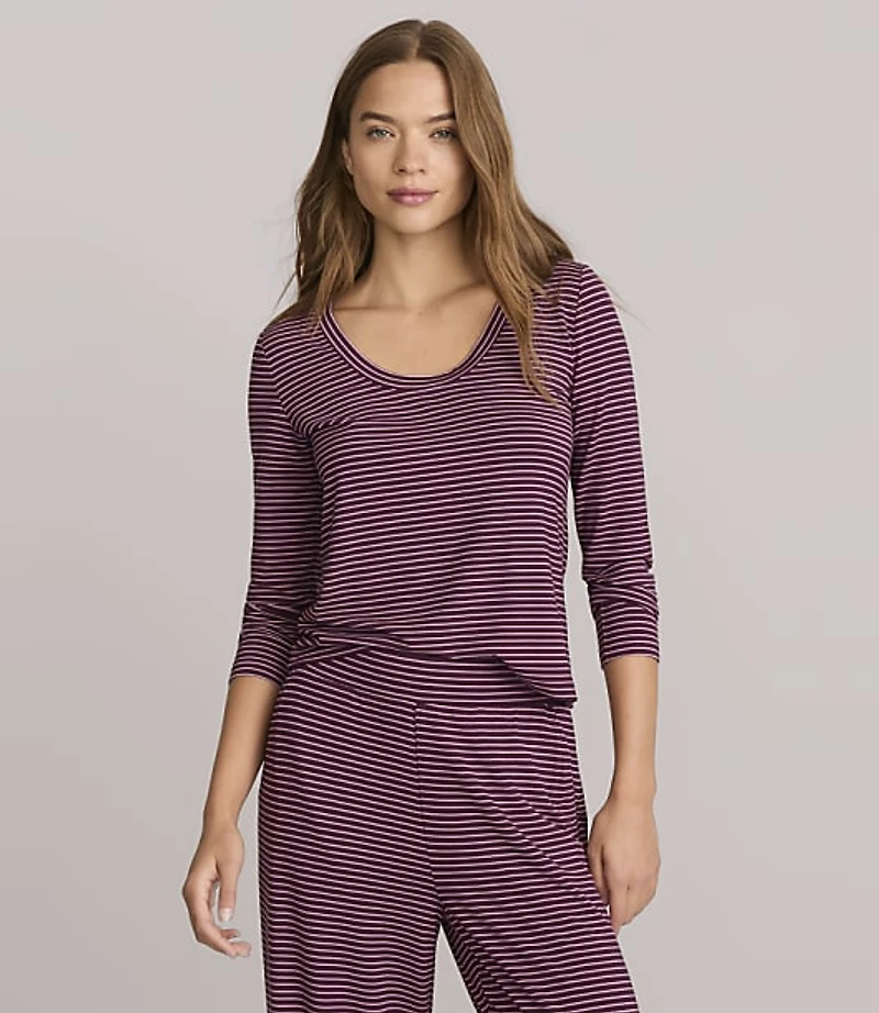 Lou & Grey Striped Essential Modal Pajama Tee