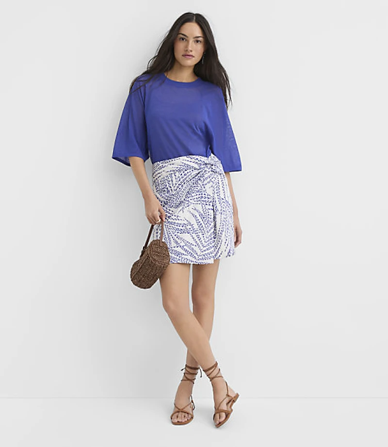 Sheer Raglan Sweater