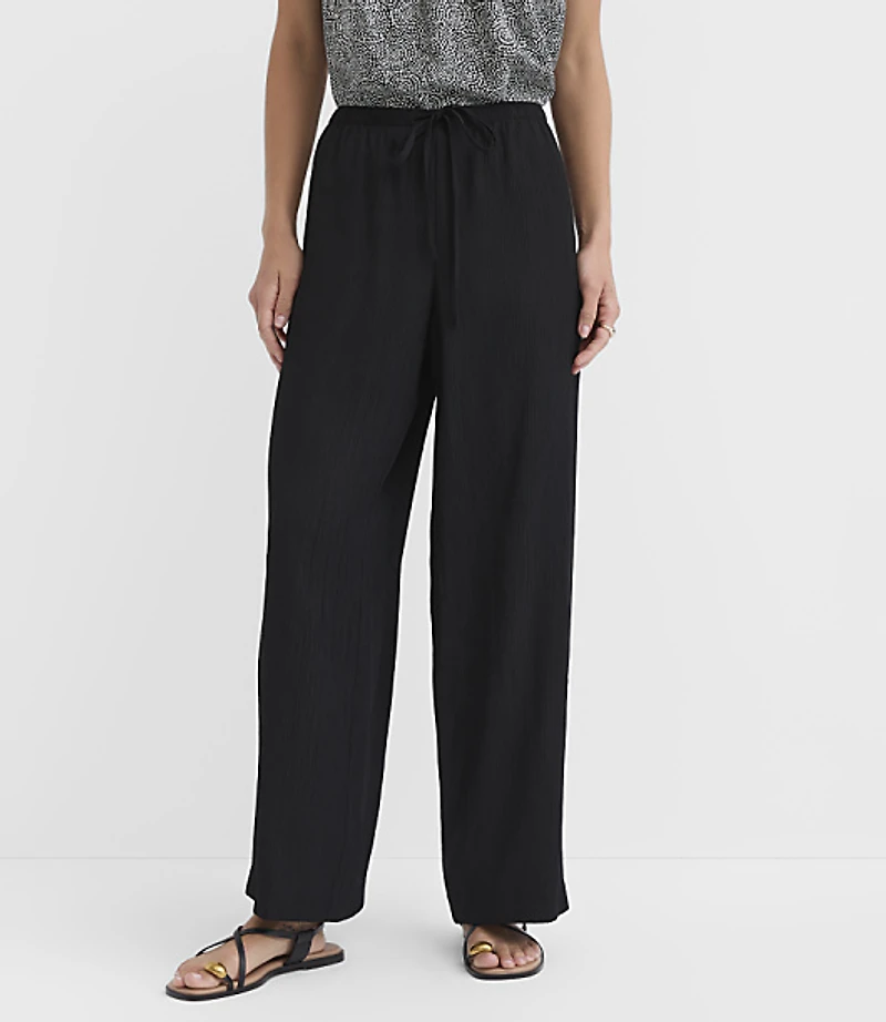 Petite Sawyer Pull On Pants Crinkle