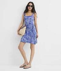 Petite Leafed Twist Mini Dress