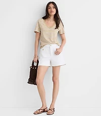 Striped Everyday V-Neck Tee