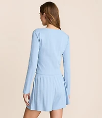 Lou & Grey Pointelle Pajama Cardigan