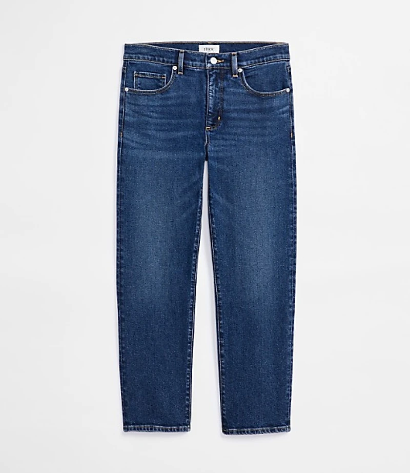 Rivete Tall Curvy Mid Rise Slim Jeans Muse Wash