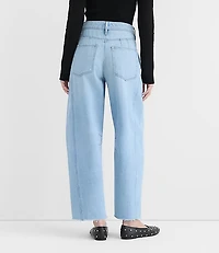 Rivete Tall Fresh Cut Horseshoe Jeans Haze Wash
