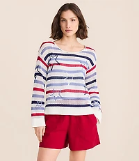 Lou & Grey Stars Stripes Sweater