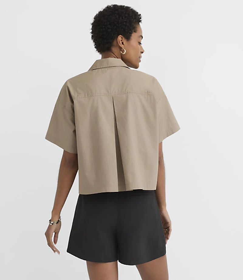 Poplin Bow Shirt