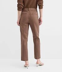 Petite Curvy Riviera Slim Pants Pinstripe