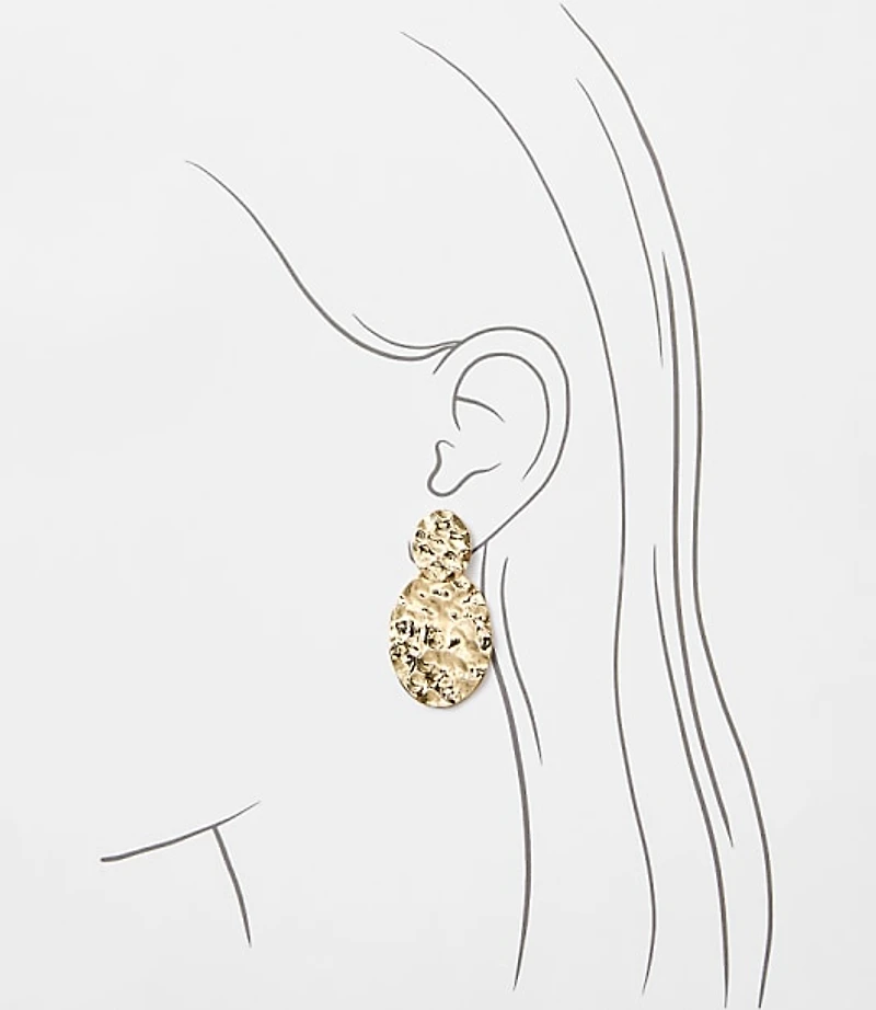 Molded Abstract Statement Earrings