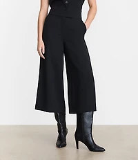 Petite LOFT Versa Crepe Drape Culottes