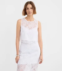 Floral Lace Shell