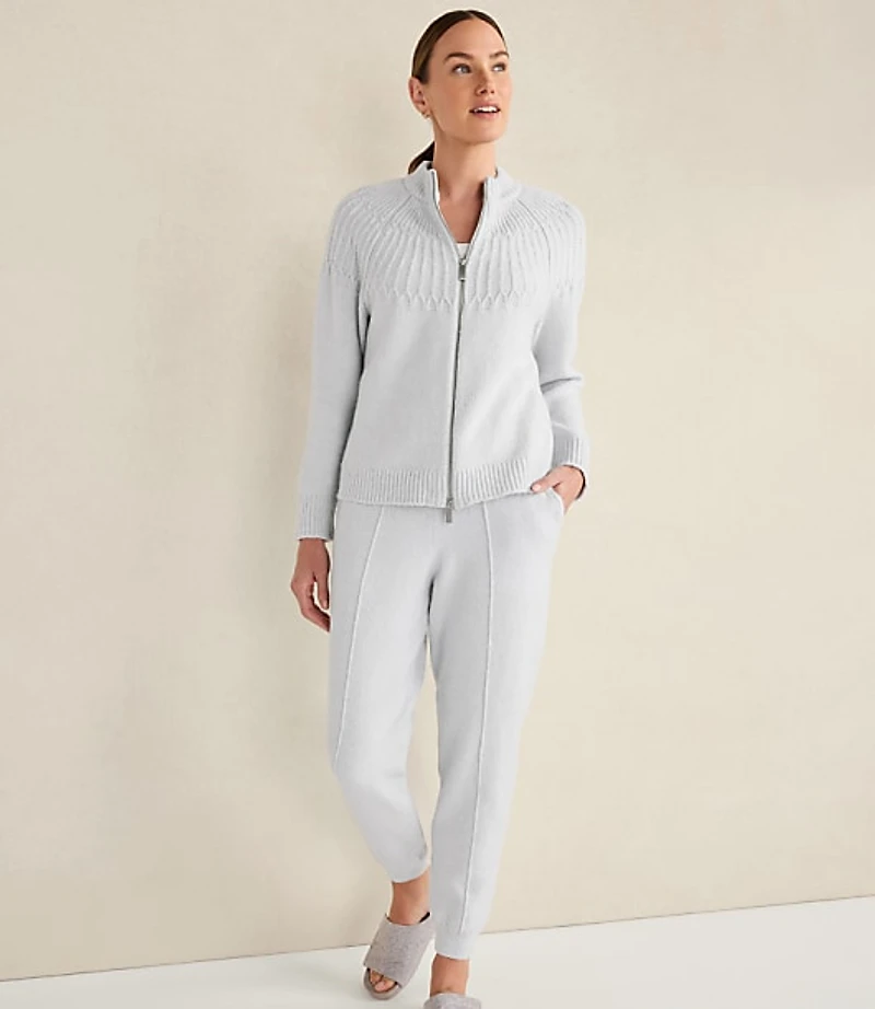 Haven Well Within Organic Cotton Blend Pintuck Joggers
