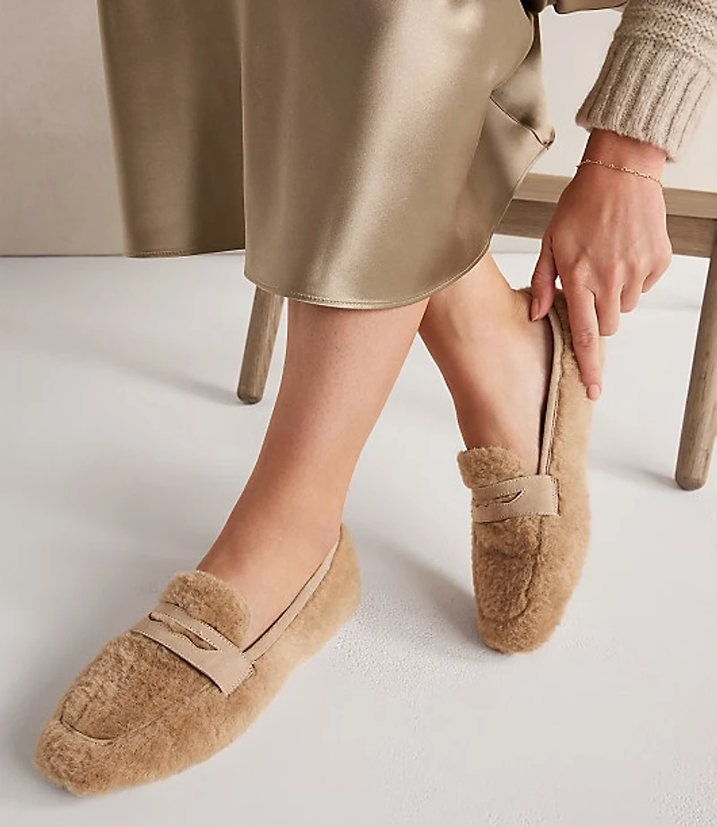 Haven Well Within Sherpa and Leather Moccasins