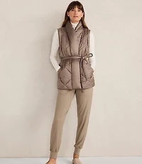 Haven Well Within Shiny Quilted Puffer Vest