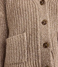 Haven Well Within Lurex Blend Shaker Stitch Cardigan