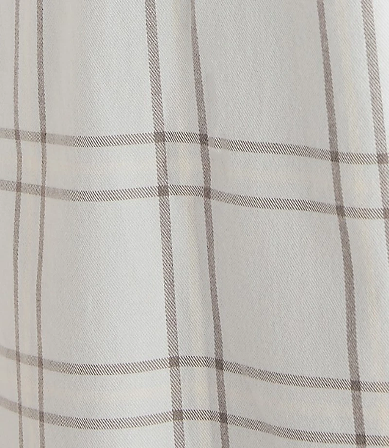Haven Well Within Lightweight Flannel Windowpane Robe