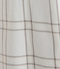 Haven Well Within Lightweight Flannel Windowpane Robe