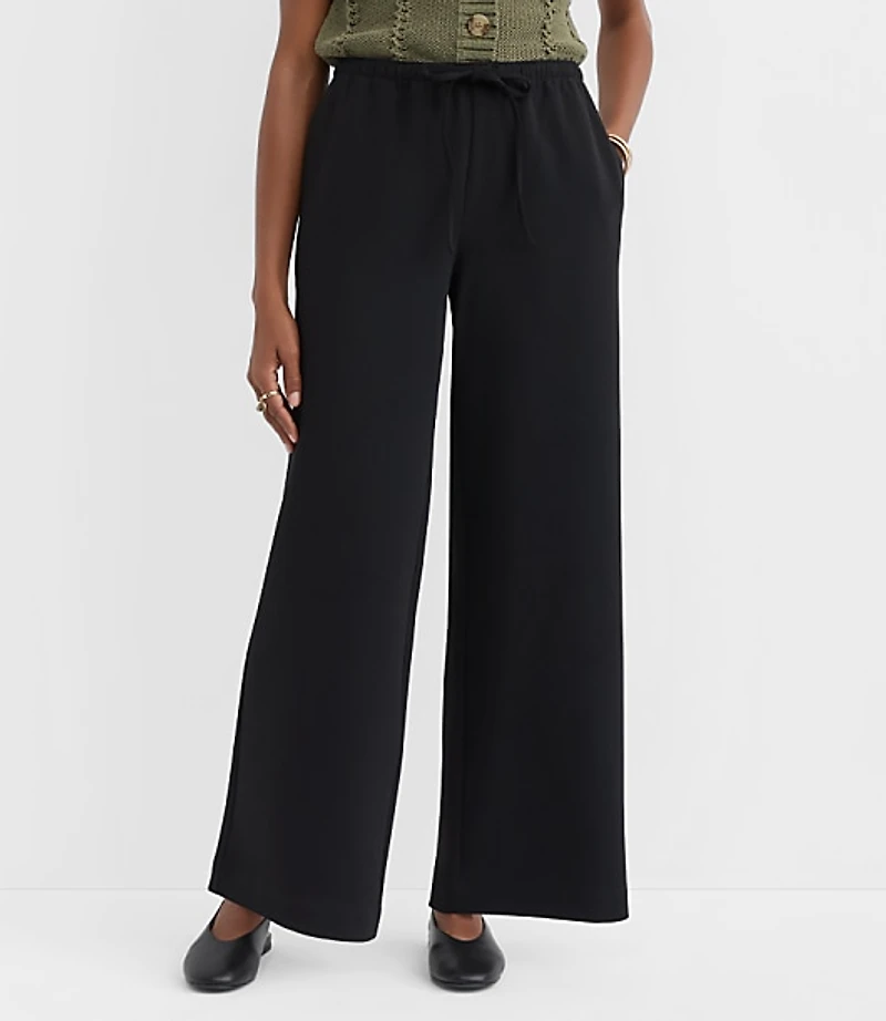 Sawyer Pull On Pants Textured Crepe
