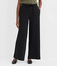 Sawyer Pull On Pants Textured Crepe