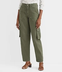 Cargo Barrel Pants in Twill