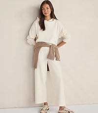 Haven Well Within Organic Cotton Waffle Straight Leg Pants