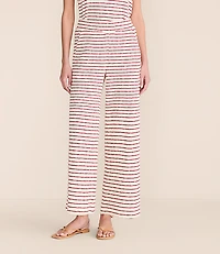 Lou & Grey Striped Wide Leg Crop Pants