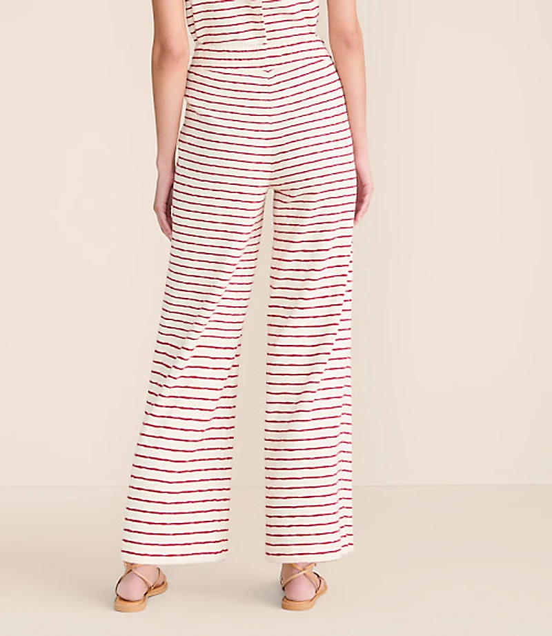 Lou & Grey Striped Wide Leg Crop Pants